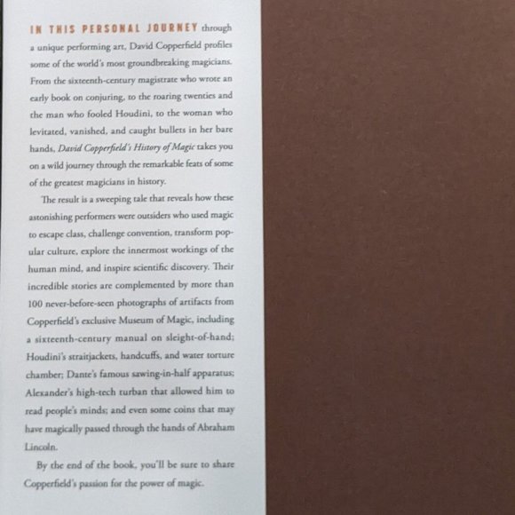 NWOT David Copperfield's History of Magic - Picture 2 of 5